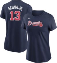 Nike Youth Atlanta Braves Ronald Acuna Jr. #13 Navy T-Shirt