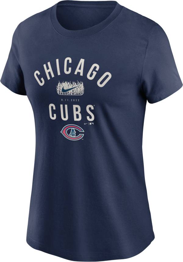 Nike Women's Chicago Cubs Navy Lockup T-Shirt product image