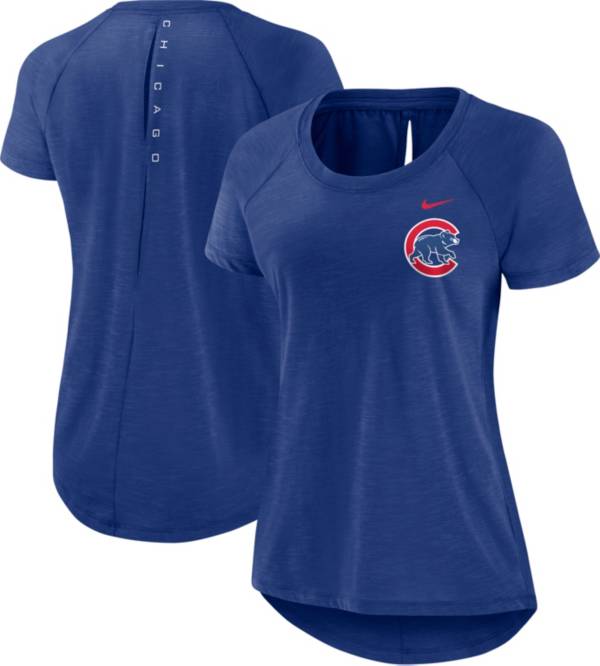 Nike Women's Chicago Cubs Blue Summer Breeze T-Shirt product image