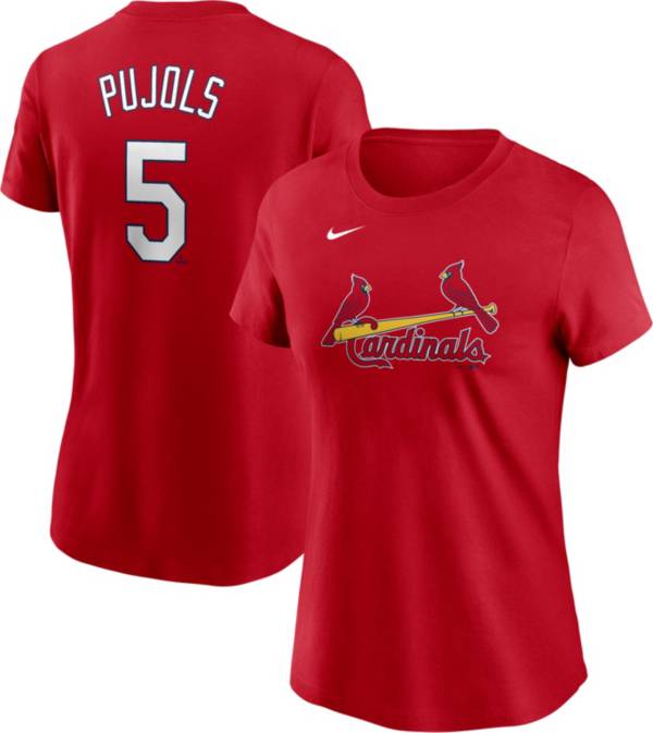 Nike Women's St. Louis Cardinals Albert Pujols #5 Red T-Shirt