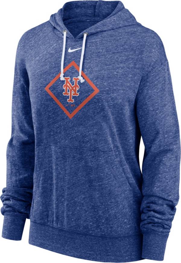 Nike Women s New York Mets Blue Vintage Diamond Icon Hoodie