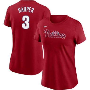 sorry, Nike Women's Philadelphia Phillies Bryce Harper #3 Red T-Shirt is currently out of stock