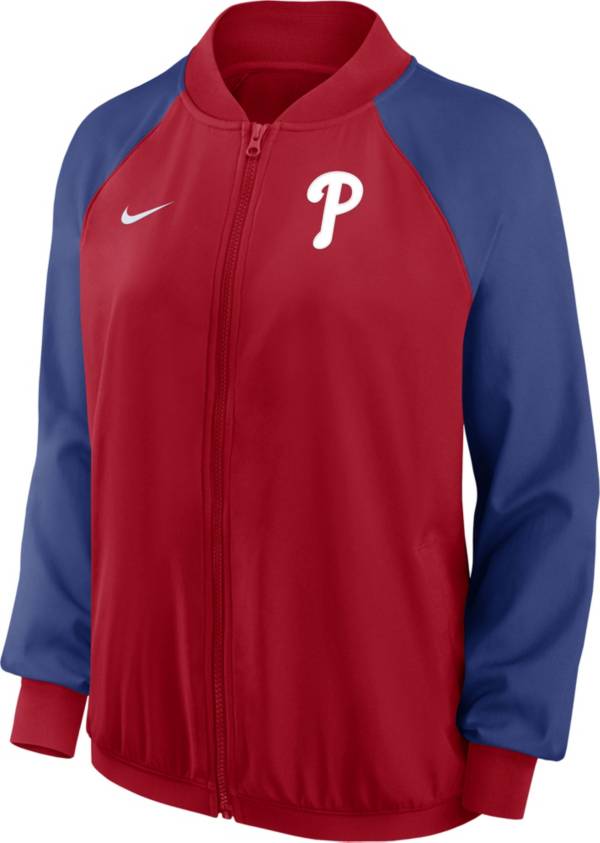 Nike Women's Philadelphia Phillies Red Authentic Collection Full-Zip Team Jacket product image