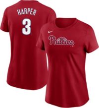 Nike Women's Philadelphia Phillies Bryce Harper #3 White Cool Base Home  Jersey