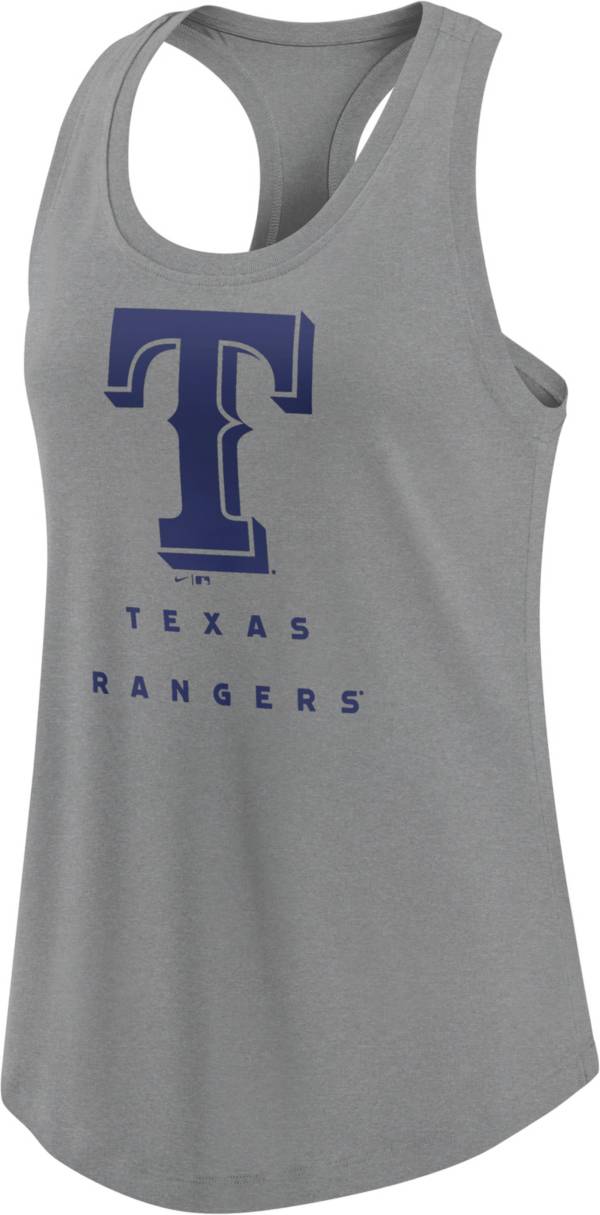 Nike Women's Texas Rangers Gray Racerback Tank Top product image
