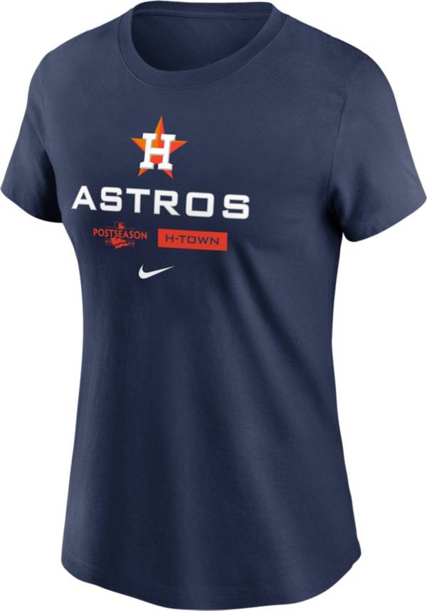 Nike Women's Houston Astros 2022 Postseason Participant Authentic Collection Dugout Navy T-Shirt product image