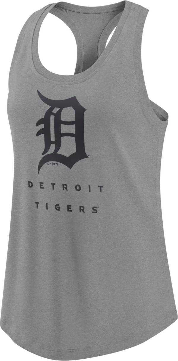 Nike Women's Detroit Tigers Gray Racerback Tank Top product image