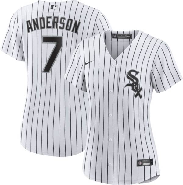 Nike Women's Chicago White Sox Tim Anderson #7 White Cool Base Jersey product image