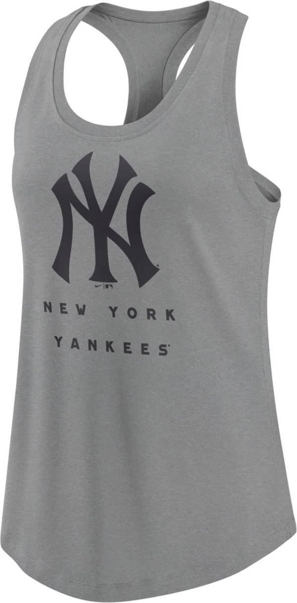 Nike Women's New York Yankees Gray Racerback Tank Top product image