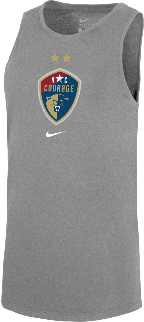 Nike North Carolina Courage Crest Grey Dri-FIT Tomboy Tank product image