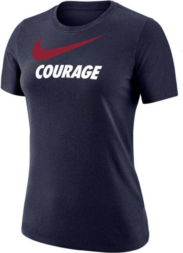 Kenia elke dag Wegrijden Nike Women's North Carolina Courage Swoosh Dri-FIT Navy T-Shirt | Dick's  Sporting Goods