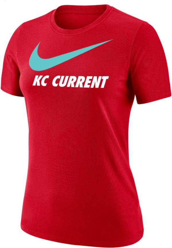 Nike Women's Kansas City Current Swoosh Club Red T-Shirt product image