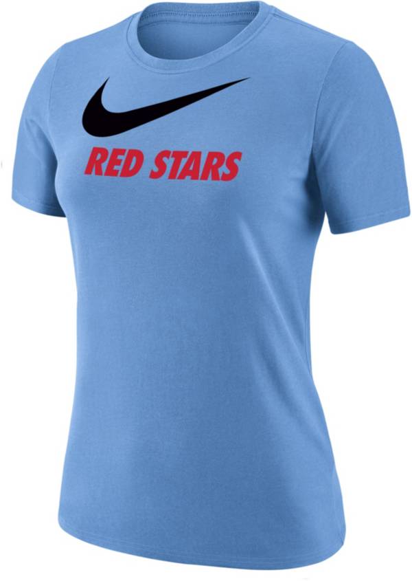 Nike Women's Chicago Red Stars Swoosh Dri-FIT Light Blue T-Shirt product image