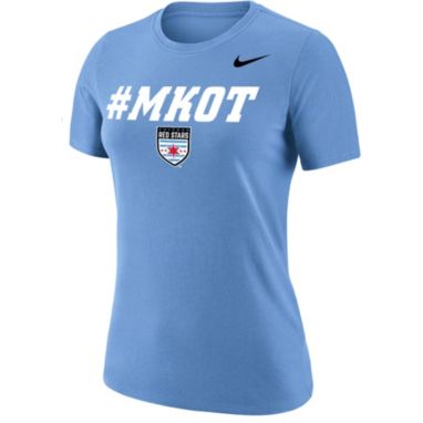 sorry, Nike Women's Chicago Red Stars Mantra Light Blue T-Shirt is currently out of stock