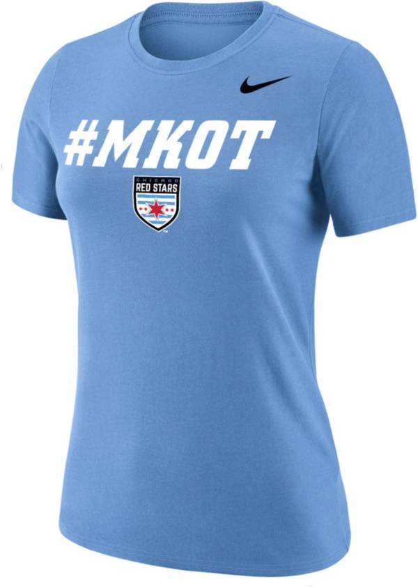 Nike Women's Chicago Red Stars Mantra Light Blue T-Shirt product image