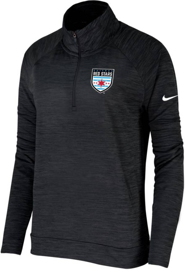 Nike Women's Chicago Red Stars Pacer Quarter-Zip Black Pullover Shirt product image