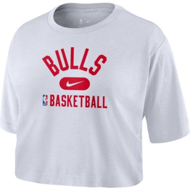 sorry, Nike Women's Chicago Bulls White Crop T-Shirt is currently out of stock
