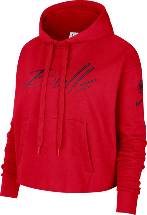 Nike Women's Chicago Bulls Red Courtside Fleece Hoodie product image