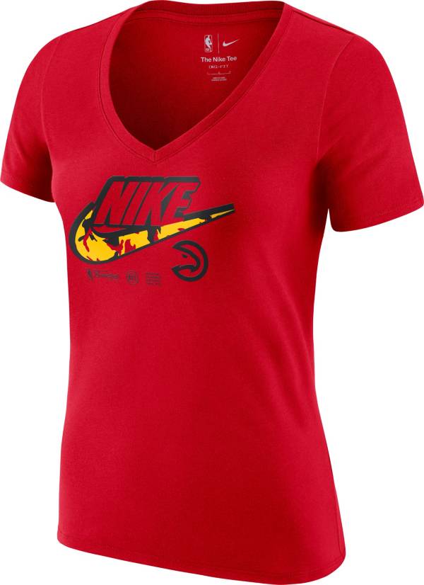 Nike Women's Atlanta Hawks Red Dri-Fit T-Shirt product image