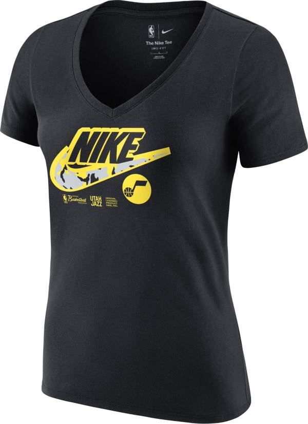 Nike Women's Utah Jazz Black Dri-Fit T-Shirt product image