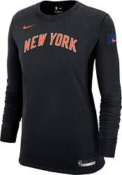 Nike Women's 2022-23 City Edition New York Knicks Black Boxy T