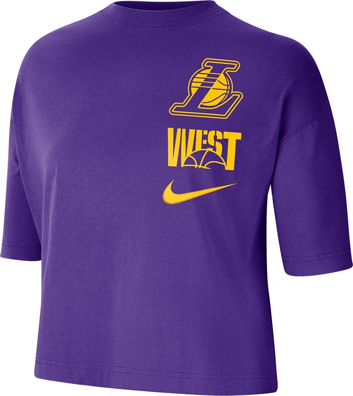 Official Los Angeles Lakers Nike Long-Sleeved Shirts, Nike Long Sleeve  T-Shirts