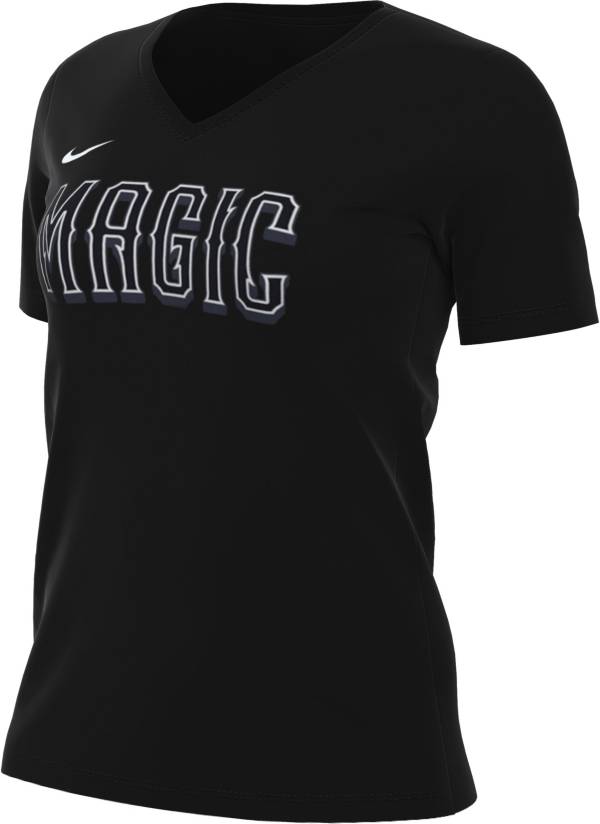 Nike Women's 2022-23 City Edition Orlando Magic Black V-Neck T-Shirt product image