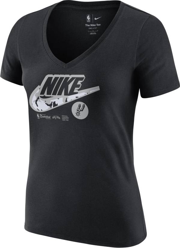 Nike Women's San Antonio Spurs Black Dri-Fit T-Shirt product image