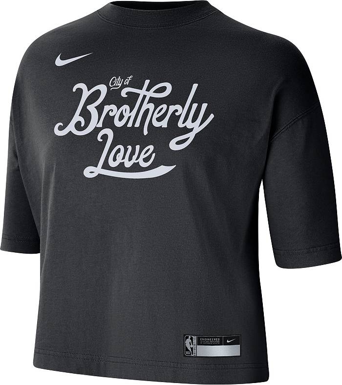 Women's Nike Blue Philadelphia 76ers 2022/23 City Edition Essential V-Neck  T-Shirt