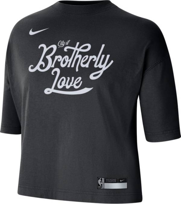 Nike Women's 2022-23 City Edition Philadelphia 76ers Black Boxy T-Shirt product image