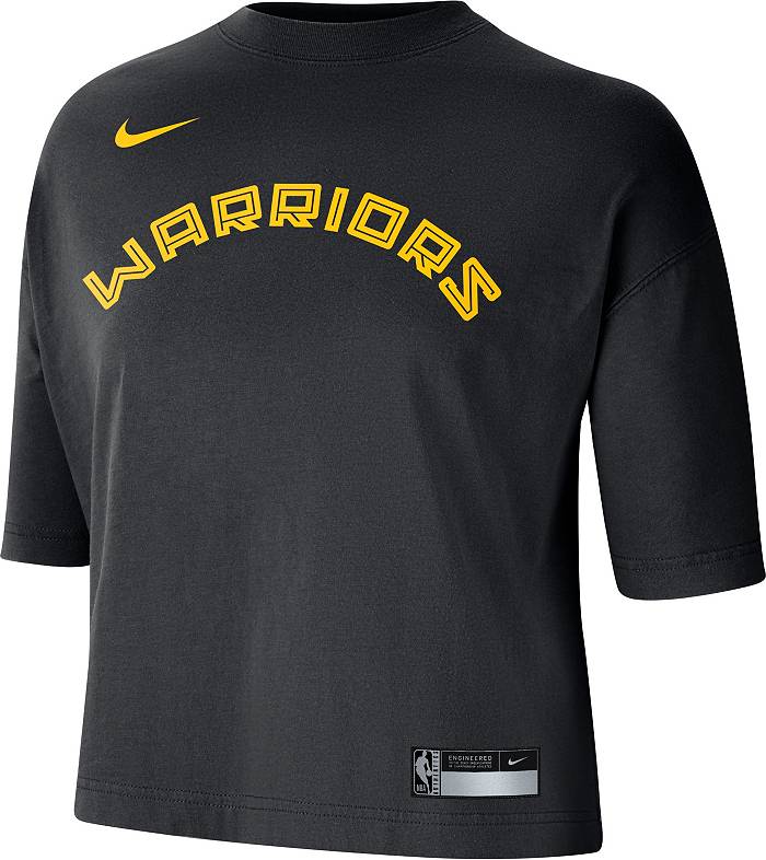 Men's Golden State Warriors Nike Navy City Edition Logo Essential
