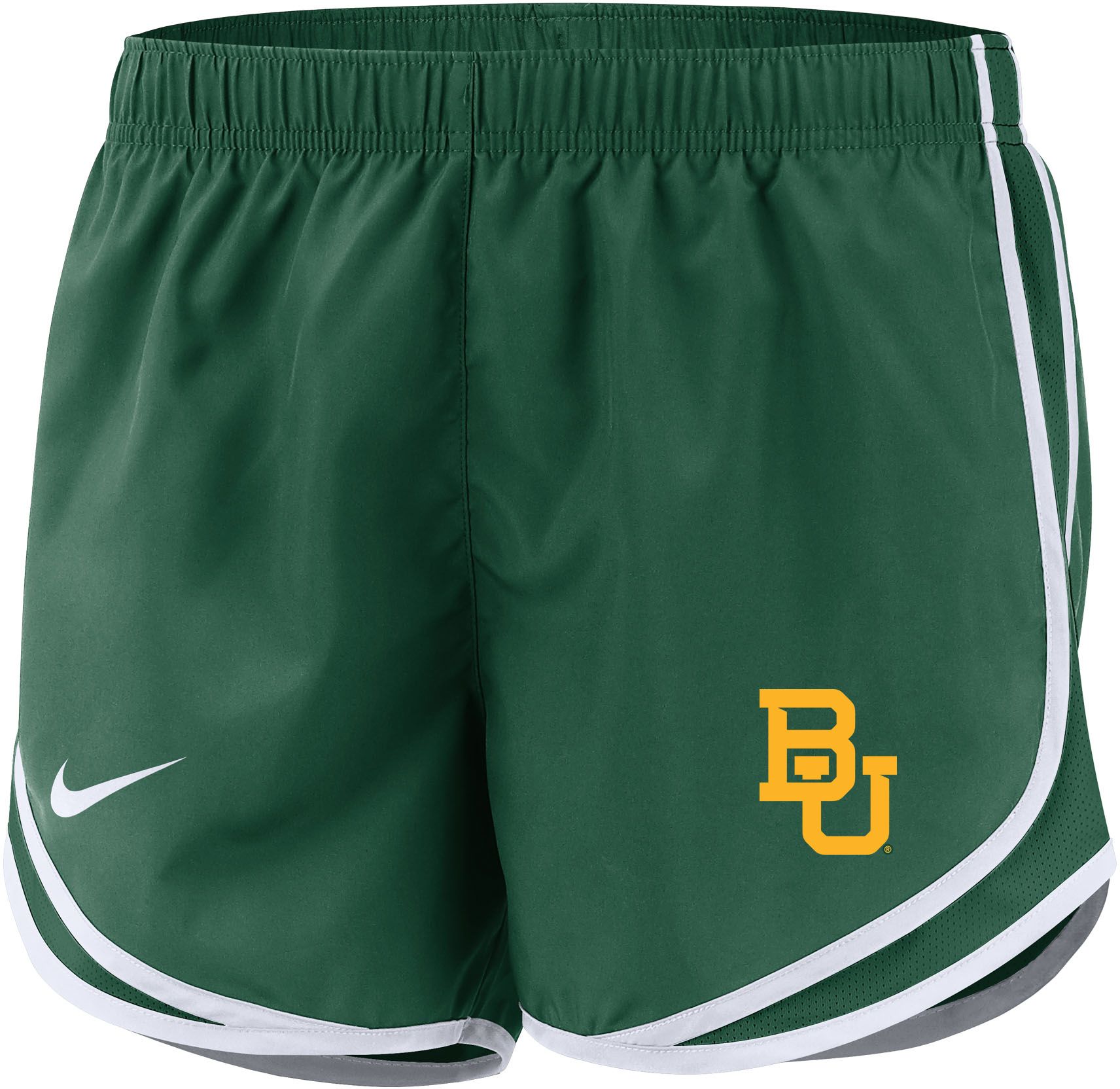 Nike Women's Baylor Bears Green Dri-FIT Tempo Shorts