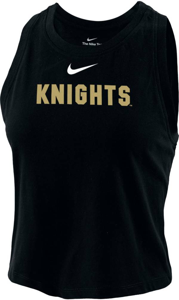 Nike Women's UCF Knights Black Dri-FIT Cotton Crop Tank Top product image