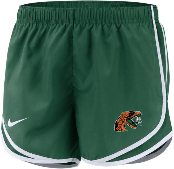 Nike Women's Florida A&M Rattlers Green Dri-FIT Tempo Shorts product image