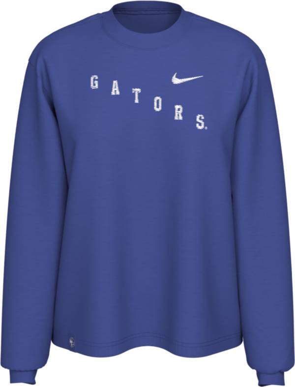 Nike Women's Florida Gators Blue Varsity Boxy Long Sleeve T-Shirt product image