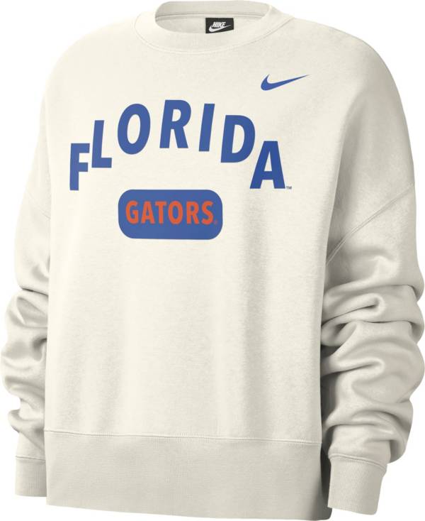 Nike Women's Florida Gators Crew Neck White Sweatshirt product image