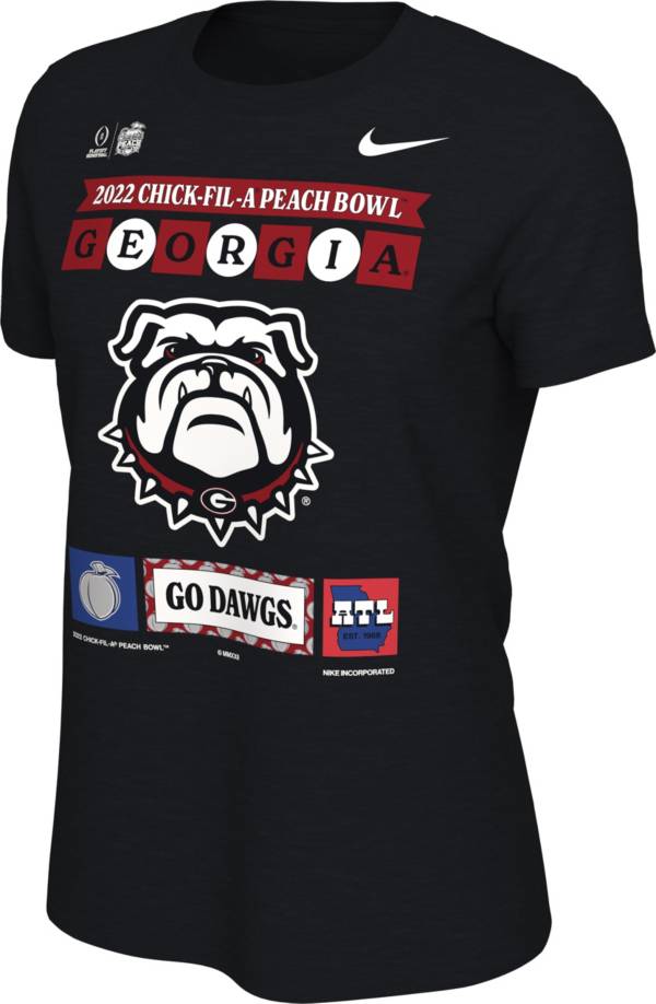 Nike Women's 2022-23 College Football Playoff Peach Bowl Bound Georgia Bulldogs T-Shirt product image