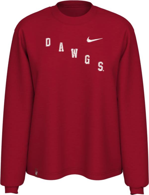 Nike Women's Georgia Bulldogs Red Varsity Boxy Long Sleeve T-Shirt product image