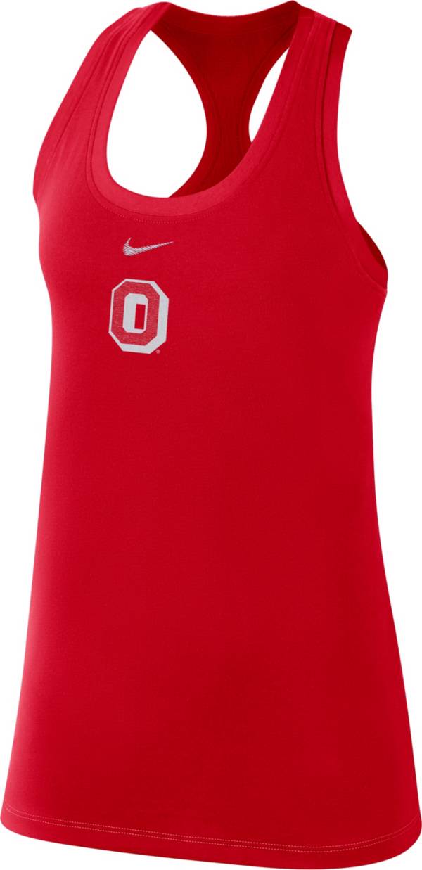 Nike Women's Ohio State Buckeyes Scarlet Varsity Stack Logo Tank Top product image