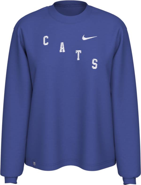 Nike Women's Kentucky Wildcats Blue Varsity Boxy Long Sleeve T-Shirt product image