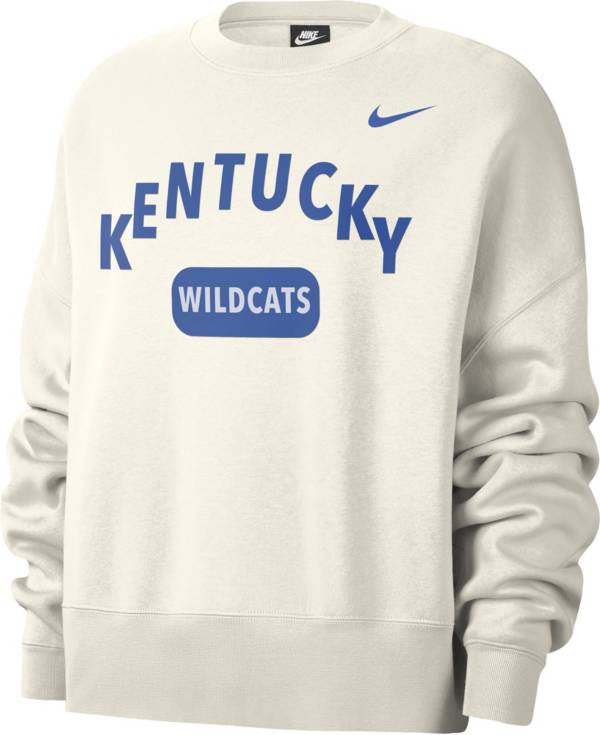 Nike Women's Kentucky Wildcats Crew Neck White Sweatshirt product image