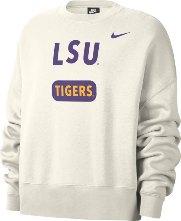 Champion Louisiana State University Eco Fleece Crew Neck Sweatshirt Urban  Outfitters