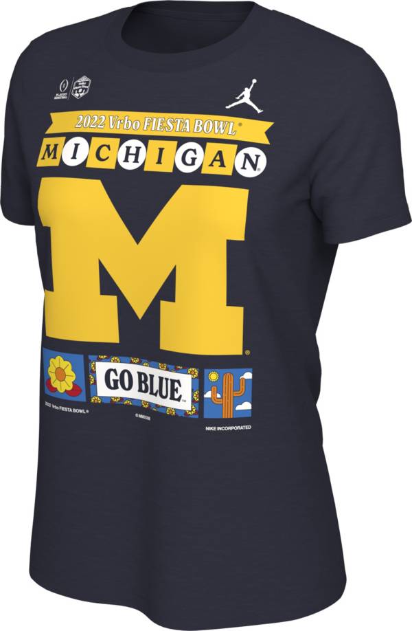 Jordan Women's 2022-23 College Football Playoff Fiesta Bowl Bound Michigan Wolverines T-Shirt product image