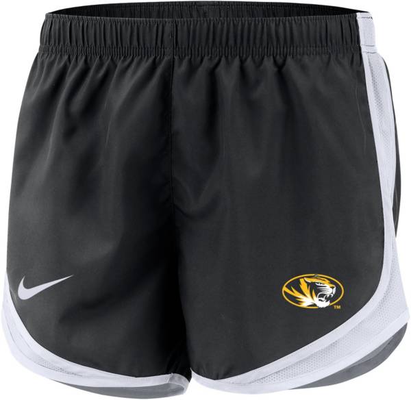 Nike Women's Missouri Tigers Black Dri-FIT Tempo Shorts product image