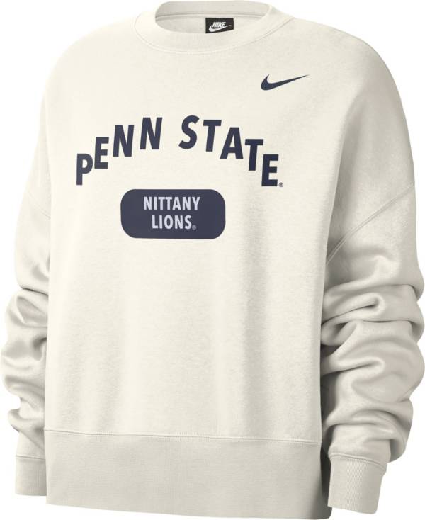 Penn State Nittany Lions Nike Club Fleece Sweatshirt - White