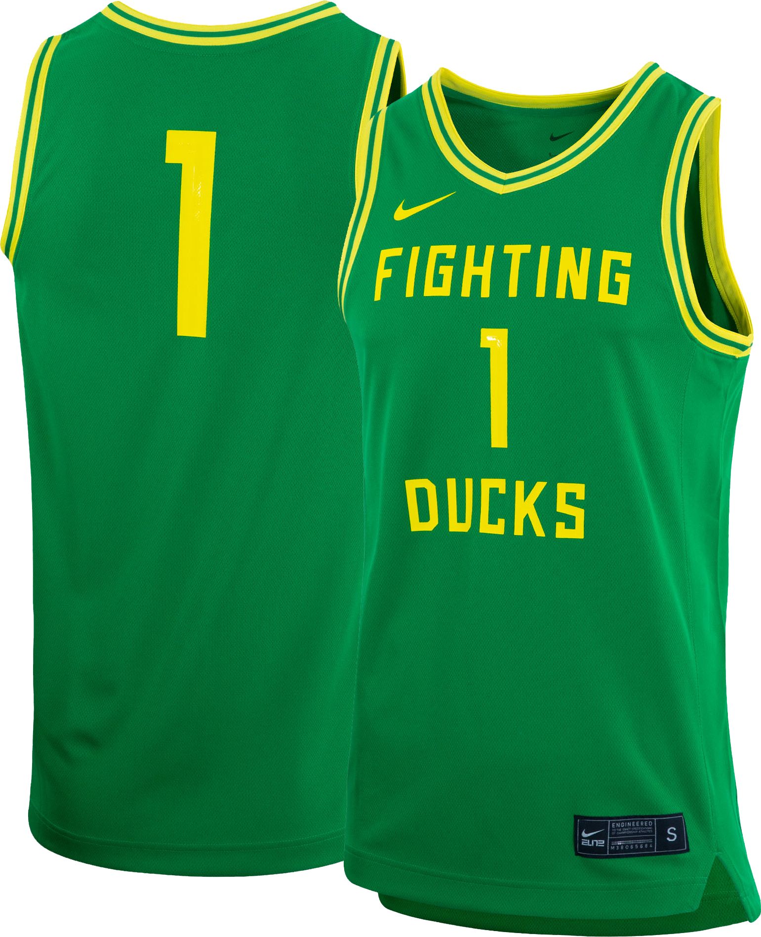 Nike Women's Oregon Ducks #1 Green Replica Basketball Jersey product image