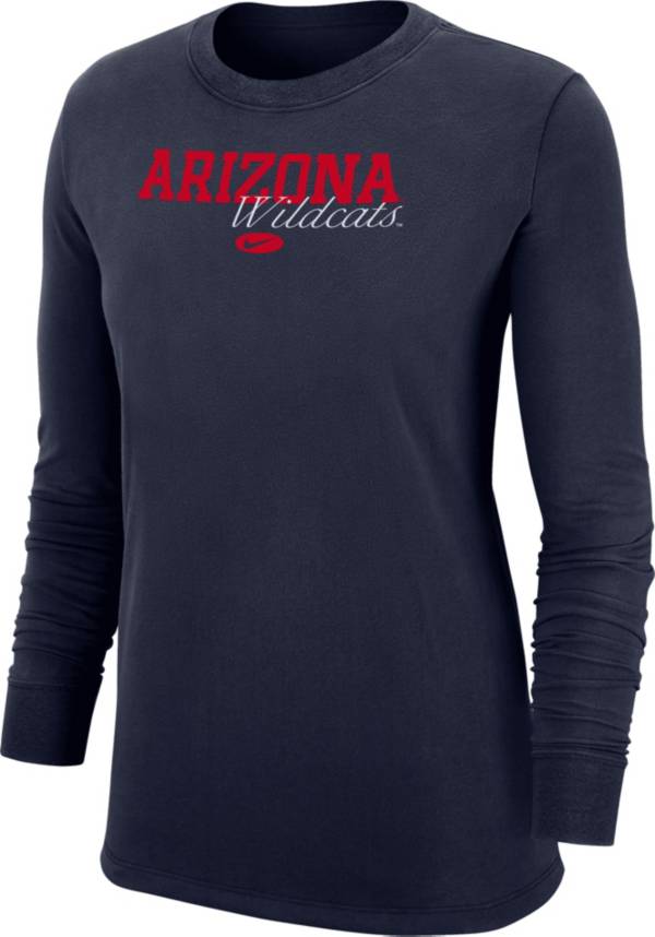 Nike Women's Arizona Wildcats Navy Crew Long Sleeve T-Shirt product image