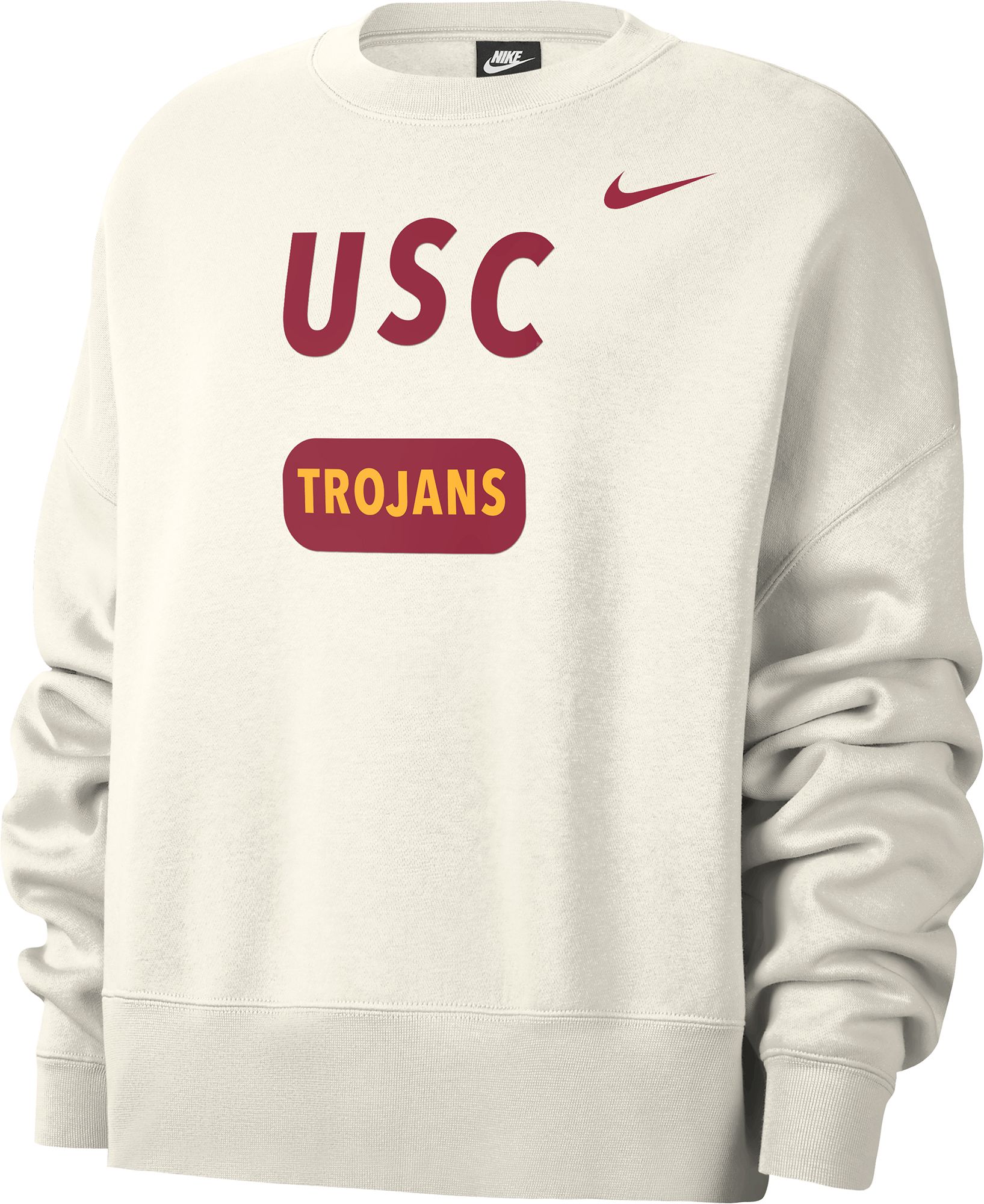 Dick s Sporting Goods Nike Women s USC Trojans Crew Neck White