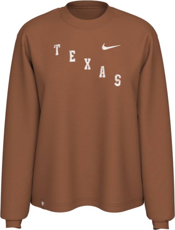 Unisex Nike Texas Orange Longhorns Two-Button Replica Softball Jersey