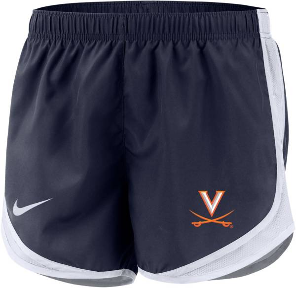 Nike Women's Virginia Cavaliers Blue Dri-FIT Tempo Shorts